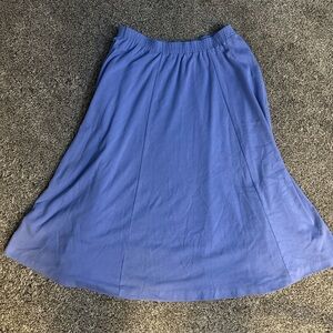Vintage Bonworth Skirt Women’s Light Purple Elastic Waist (L) Large Pockets